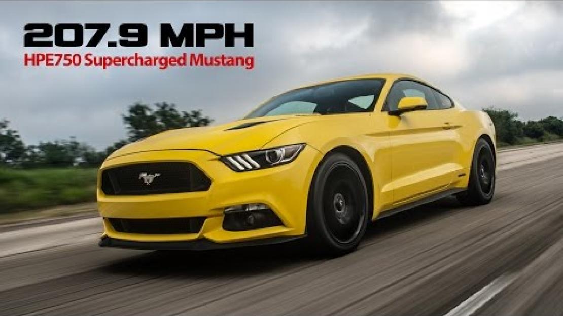 207.9 mph Hennessey Mustang